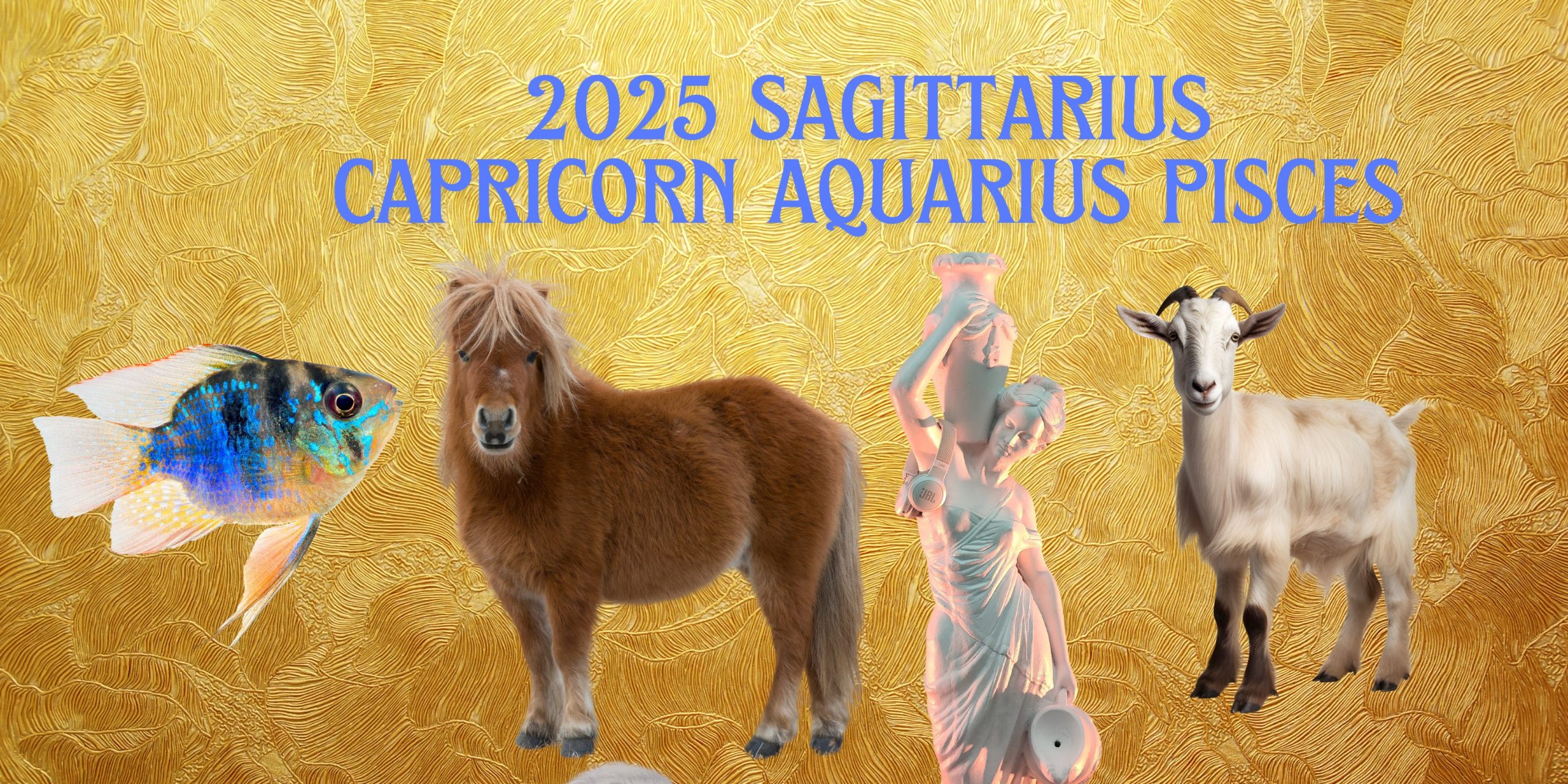 Horoscop anual 2025 pentru Săgetător, Capricorn, Vărsător, Pești